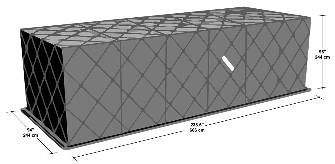PGA shipping container